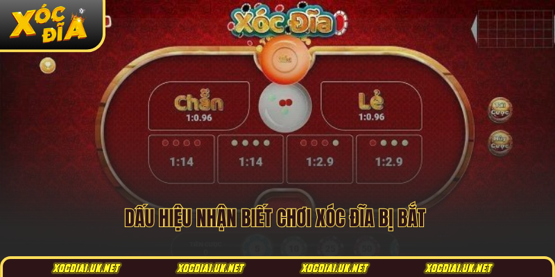 Dấu hiệu nhận biết chơi xóc đĩa bị bắt