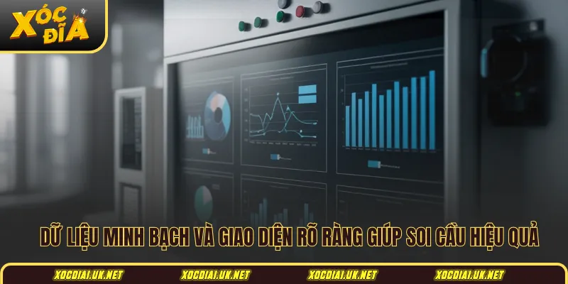 Dữ liệu minh bạch và giao diện rõ ràng giúp soi cầu hiệu quả