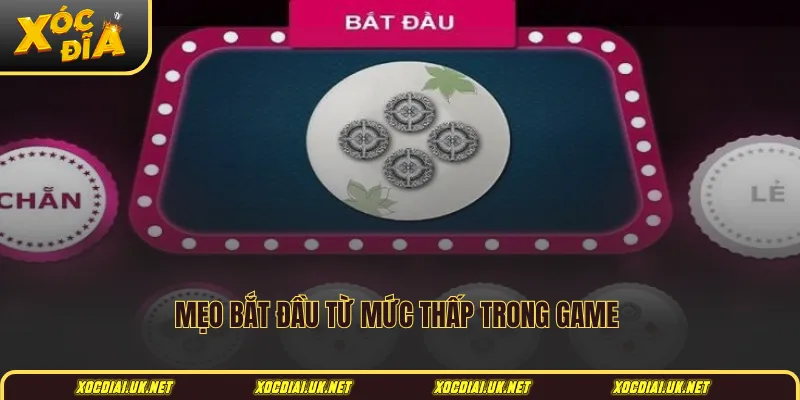 Mẹo bắt đầu từ mức thấp trong game