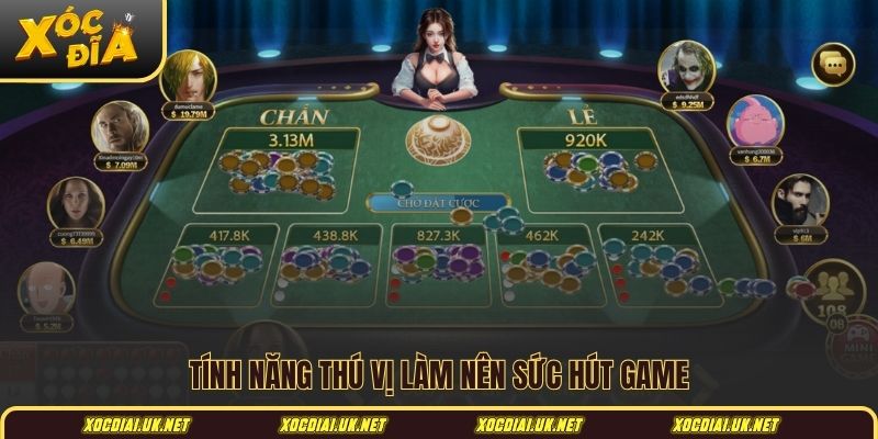 Tính năng thú vị làm nên sức hút game