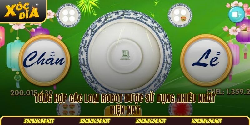 Tổng hợp các loại robot được sử dụng nhiều nhất hiện nay